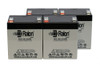 Raion Power RG126-22HR 12V 5.5Ah Replacement UPS Battery Cartridge for Unison 600 UPS (4 Battery Model) - 4 Pack