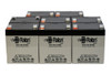 Raion Power RG126-22HR 12V 5.5Ah Replacement UPS Battery Cartridge for APC Smart-UPS 3000VA LCD RM 2U 120V SMT3000R2X180 - 8 Pack