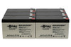Raion Power 12V 7.5Ah High Rate Discharge UPS Batteries for Tripp Lite SmartOnline 120V 3kVA 2.4kW SU3000RTXL3U - 6 Pack