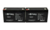 Datashield ST550 Replacement 6V 12Ah RG0612T1 UPS Battery - 2 Pack