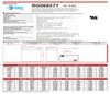 Raion Power RG0685T1 6V 8.5Ah Battery Data Sheet for Sentry PM682