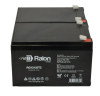 Raion Power 12V 12Ah Non-Spillable Compatible Replacement Battery for Unikor MxVolta EV1215 - (2 Pack)