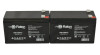 Raion Power Replacement 12V 9Ah Battery for National Battery NB12-9HR - 2 Pack