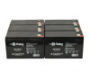 Raion Power Replacement 12V 9Ah Battery for BatteryMart SLA-12V9-F2 - 6 Pack