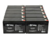 Raion Power Replacement 12V 9Ah Battery for Power Source WP9-12 (91-194) - 10 Pack