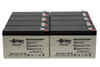 Raion Power RG129-36HR 36W High Rate Replacement 12V 9Ah Battery - 8 Pack