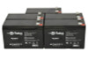 Raion Power Replacement 12V 8Ah Battery for Epcom Power Line PL-8-12 - 5 Pack
