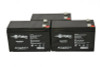 Raion Power Replacement 12V 7Ah Battery for Peak Energy PK12V7.2F2 - 3 Pack