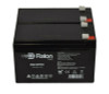 Raion Power Replacement 12V 7Ah Battery for Peak Energy PK12V7.2F1 - 2 Pack
