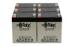 Raion Power RG126-22HR 12V 5.5.5Ah Replacement Battery Cartridge for BatteryMart SLA-HR-1221W-F2 - 6 Pack