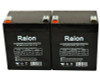 Raion Power RG1250T1 Replacement Battery for Napel NP1245 - (2 Pack)