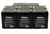 Raion Power RG1250T1 Replacement Battery for Europower EP 5-12 - (8 Pack)