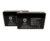 Raion Power RG0690T2 6V 9Ah Replacement Lead Acid Battery for LCB SP7-6 - 2 Pack