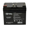 Raion Power RG12350FP 12V 35Ah Lead Acid Battery for Electric Mobility Rascal 230