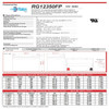 Raion Power 12V 35Ah Battery Data Sheet for Invacare Scooters