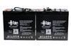 Raion Power Replacement 12V 55Ah Battery for Bladez Mobility DKS500 - 2 Pack