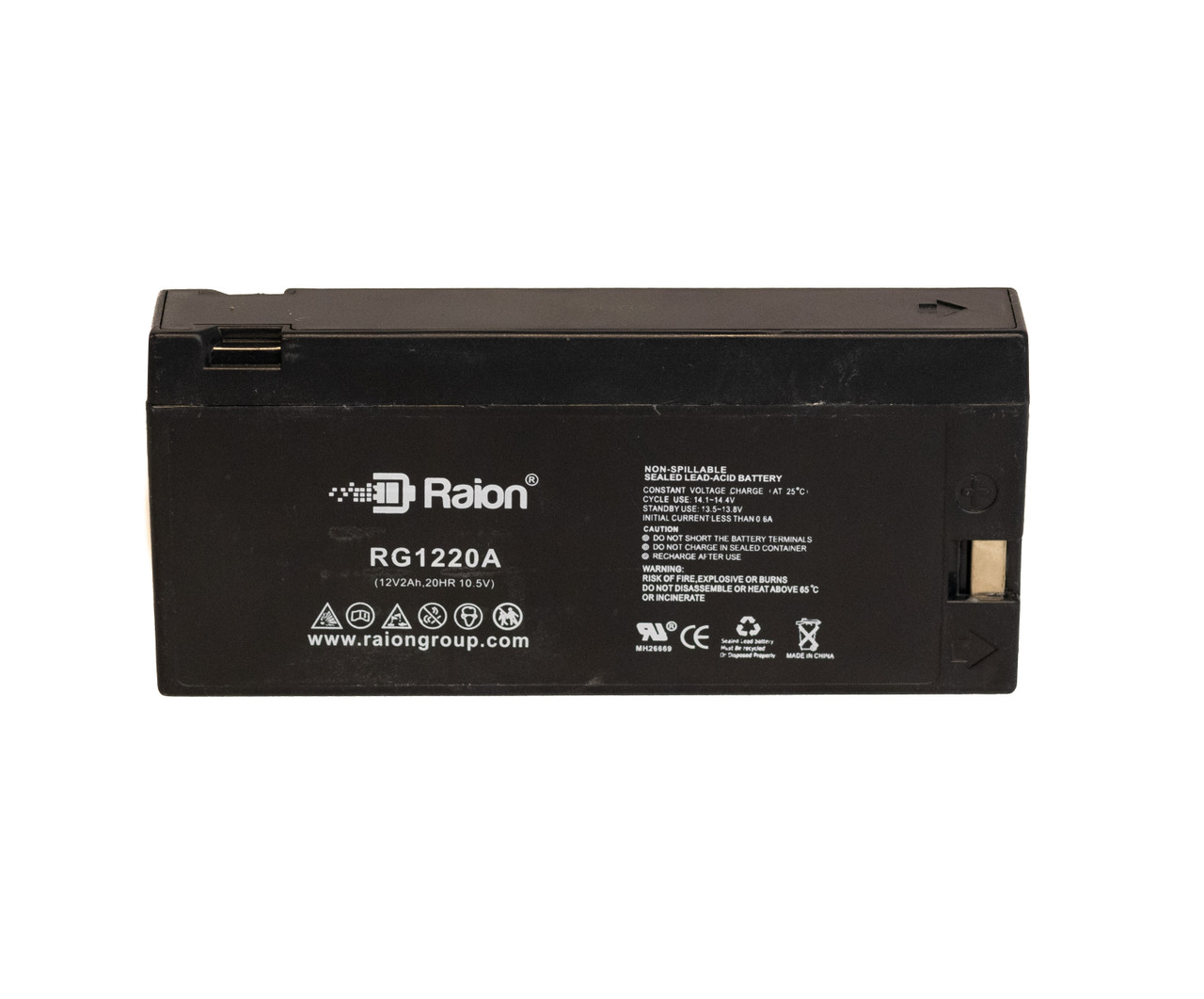 Raion Power RG1220A SLA Battery for Magnavox CVR-330