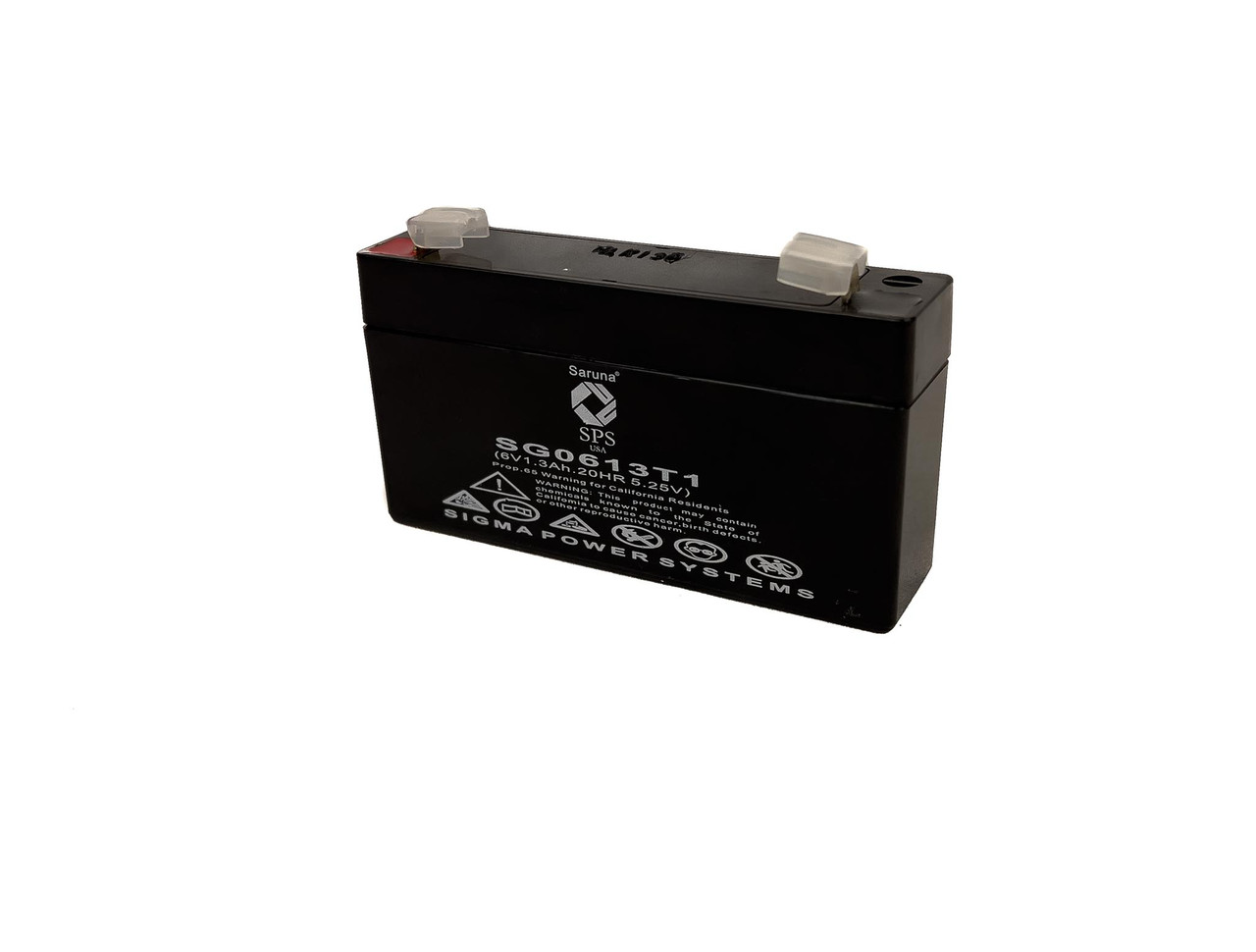 Raion Power 6V 1.3Ah Non-Spillable Replacement Battery for Novametrix 811 Trans Oxygen Monitor