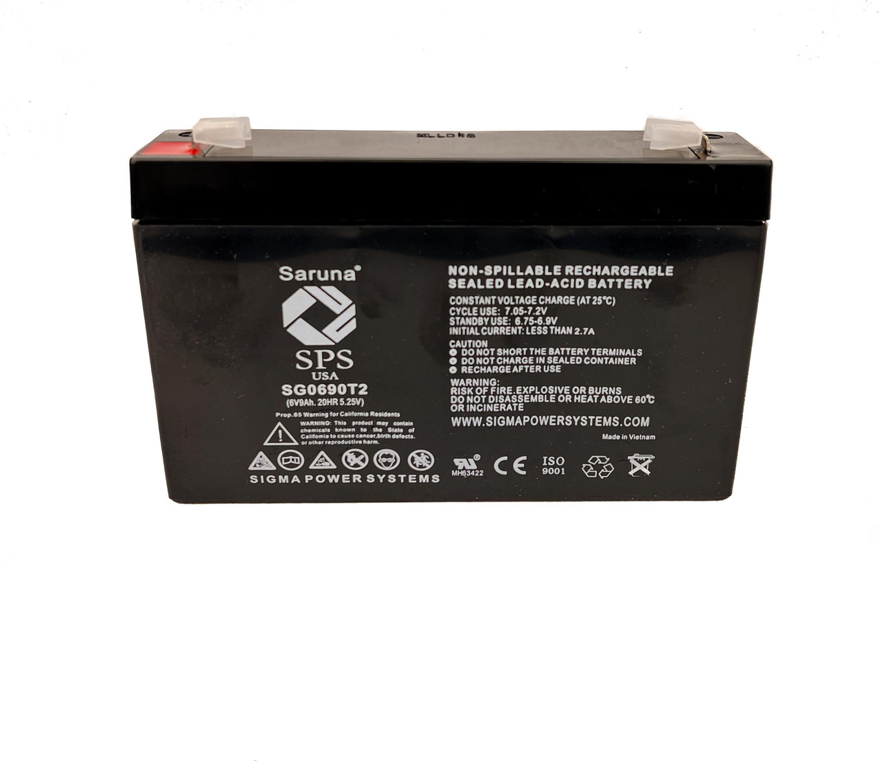 Raion Power RG0690T2 Replacement Battery Cartridge for Kid Trax KT1175 6V KTX 670Z ATV Quad