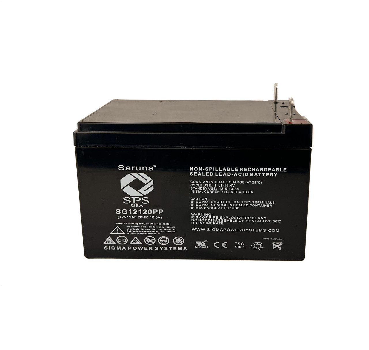 Raion Power RG12120PP SLA Battery for Diehard LP12-12