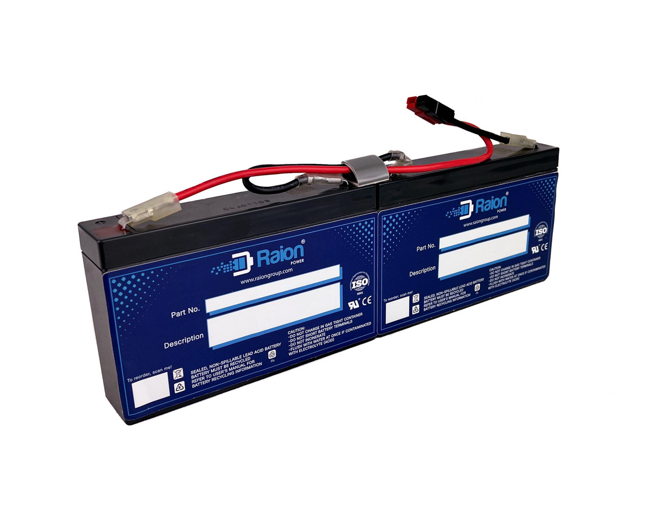 Raion Power RG-RBC18 Replacement Battery Cartridge for APC Bay 450 RM 1U BAY450