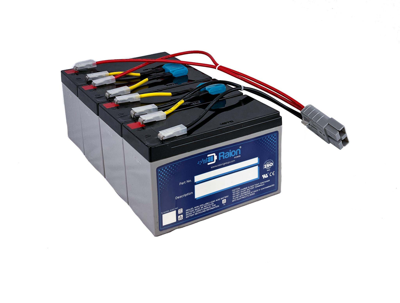 Raion Power RG-RBC25 Replacement Battery Cartridge for APC RBC25