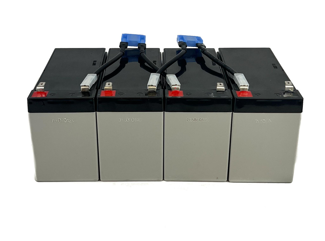 Raion Power Compatible Replacement Battery Kit for APC Smart-UPS 1400VA Rack Mount Black SU1400RMBX120