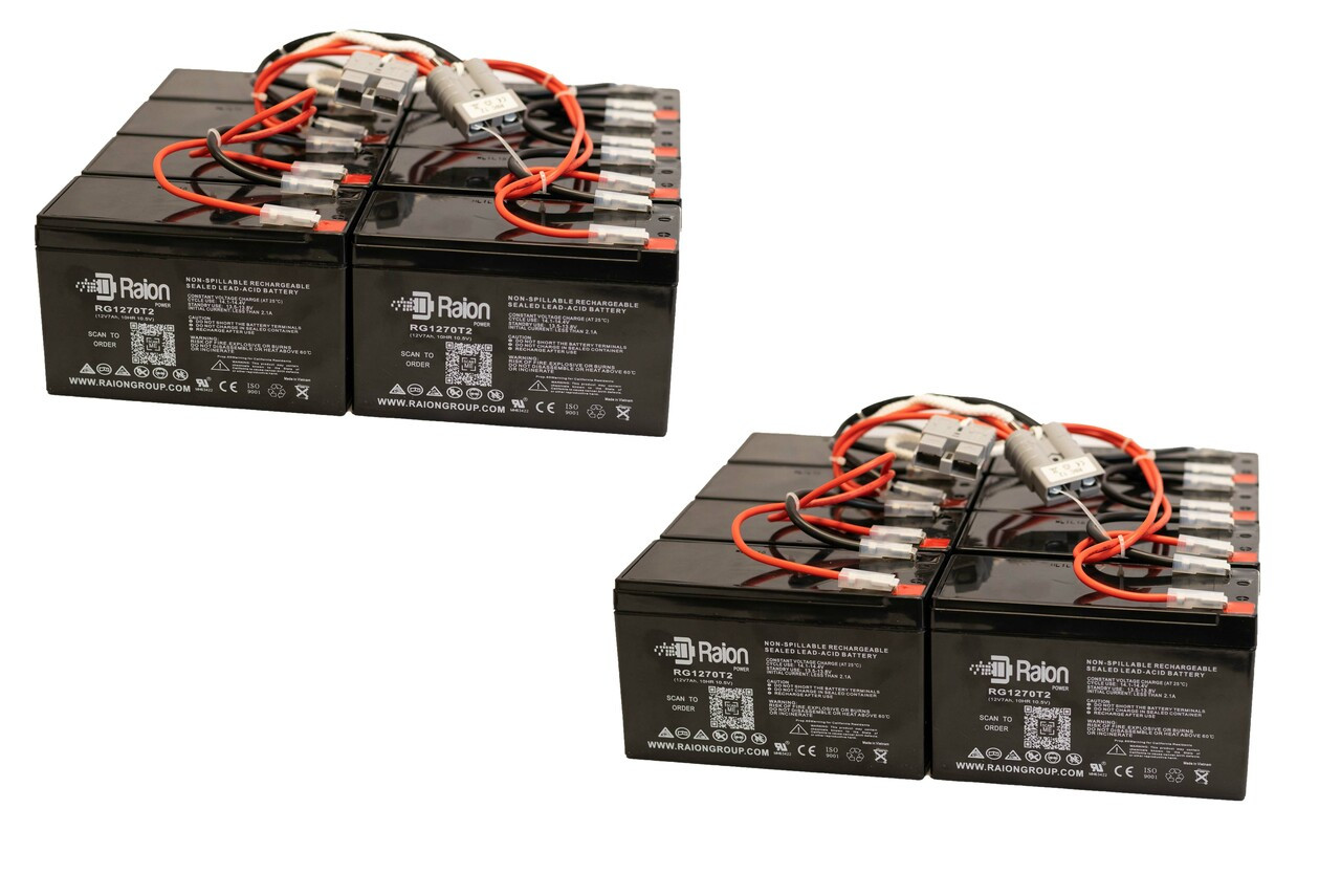 Raion Power 24V 14Ah Compatible Battery Cartridge for APC Smart-UPS 5000VA RM 5U XL 230V SU5000RMXLI5U