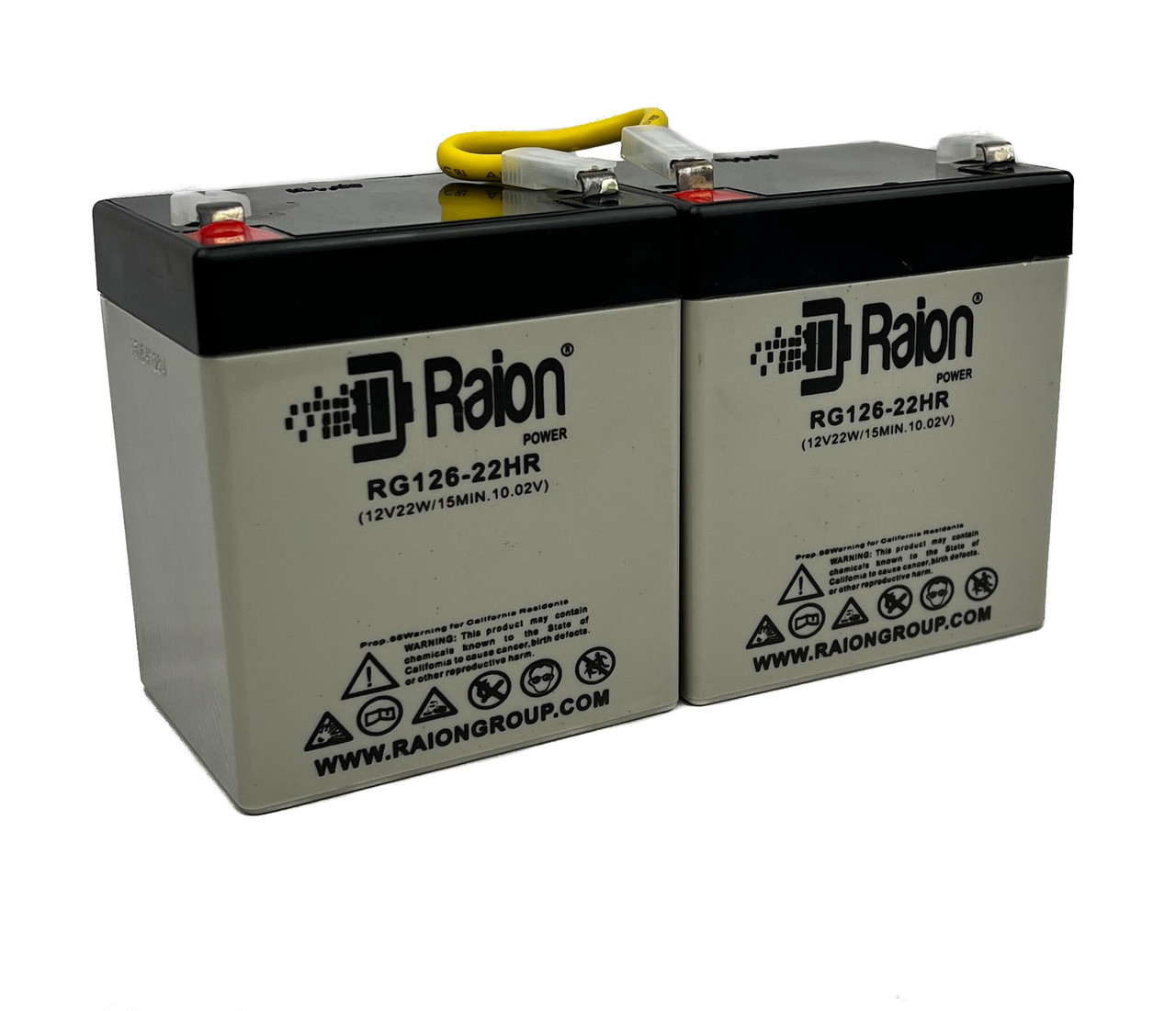 Raion Power RG-RB1270X2A Replacement Battery Cartridge for CyberPower 1325VA 810W GX1325U