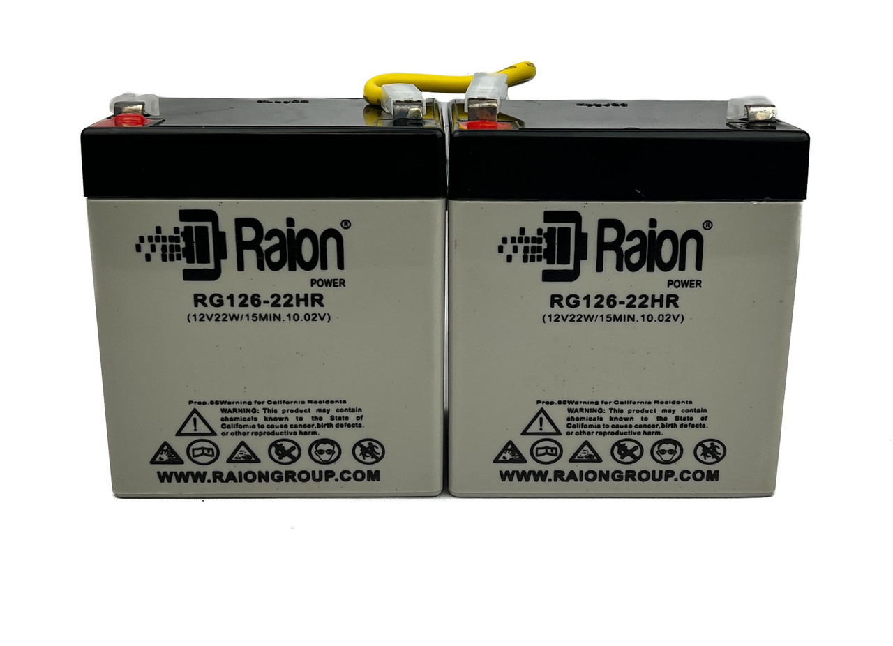 Raion Power RG-RB1270X2A Replacement High Rate Battery Cartridge for CyberPower 1325VA 810W GX1325U