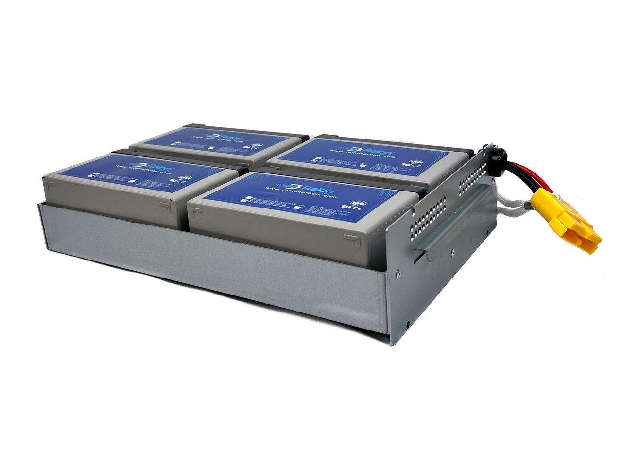 APCRBC24 Compatible Battery Cartridge for APC Smart-UPS 1500VA RM 2U 120V Shipboard SUA1500R2X93 UPS