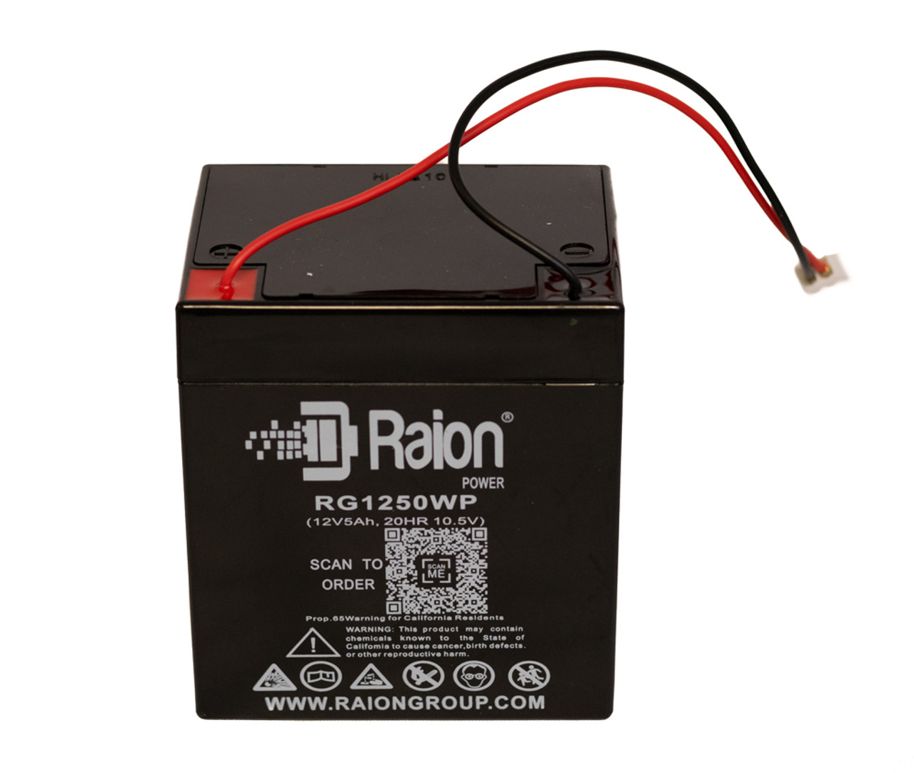 Raion Power RG1250WP VRLA Battery For LiftMaster 2500