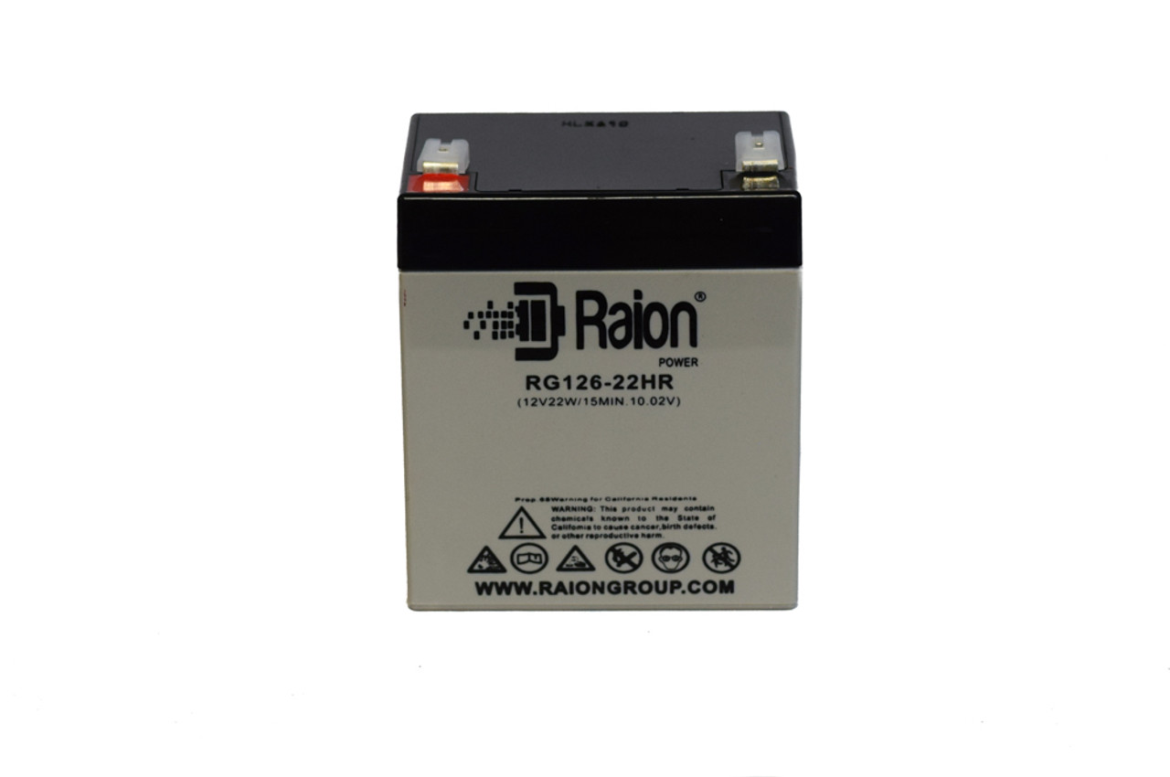 Raion Power RG126-22HR Replacement High Rate Battery Cartridge for CyberPower 485VA CP485SL