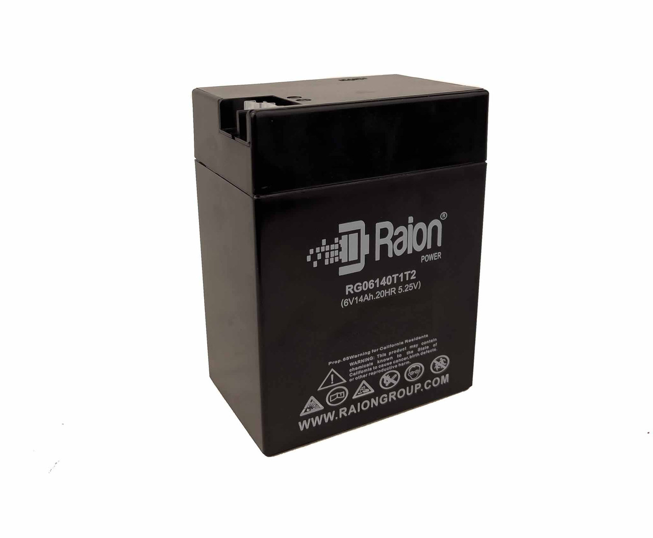 Raion Power 6V 14Ah Replacement Battery for DET Power SJ6V14Ah 1 Pack