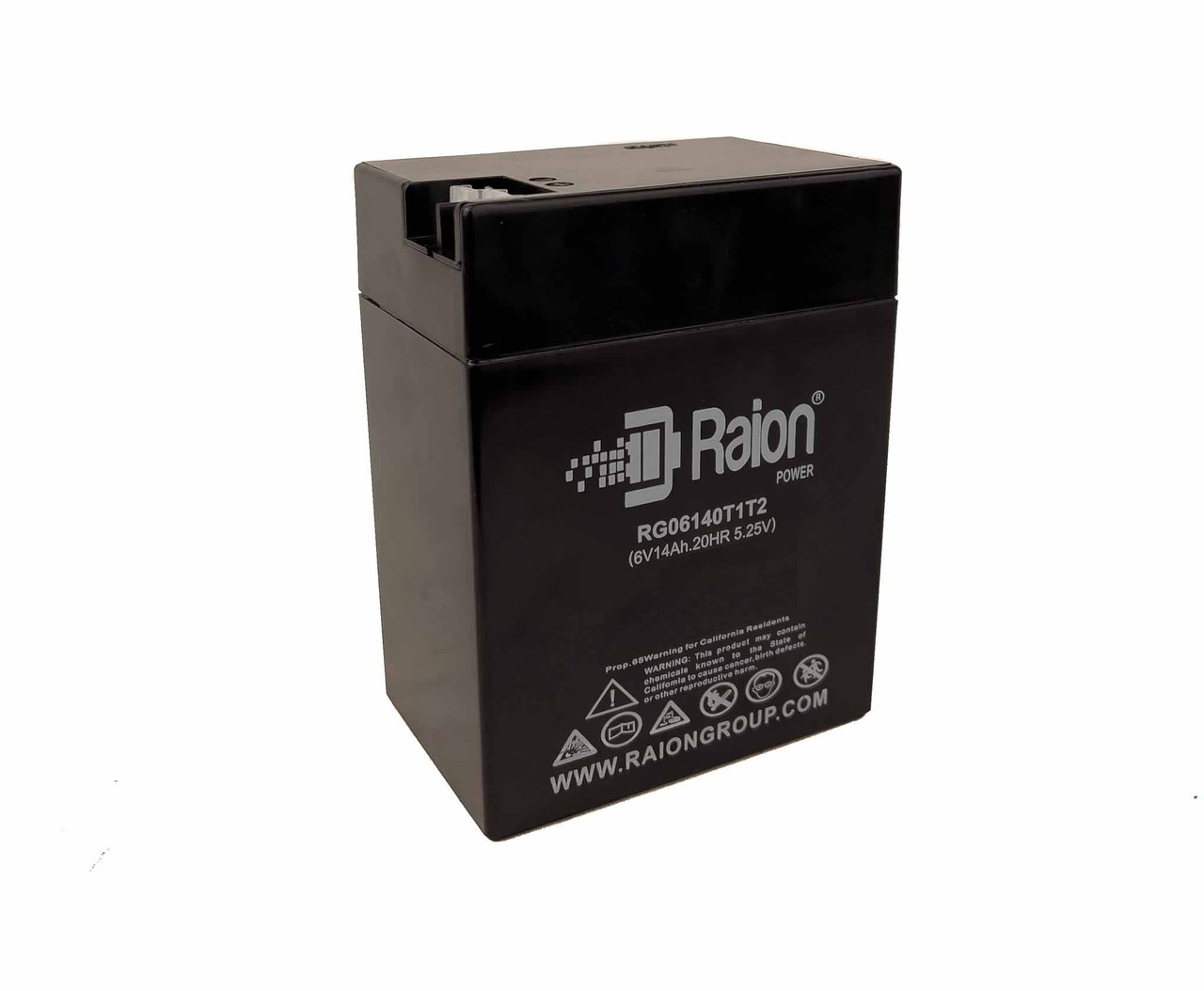 Raion Power 6V 14Ah Replacement Battery for XYC XT6140 1 Pack