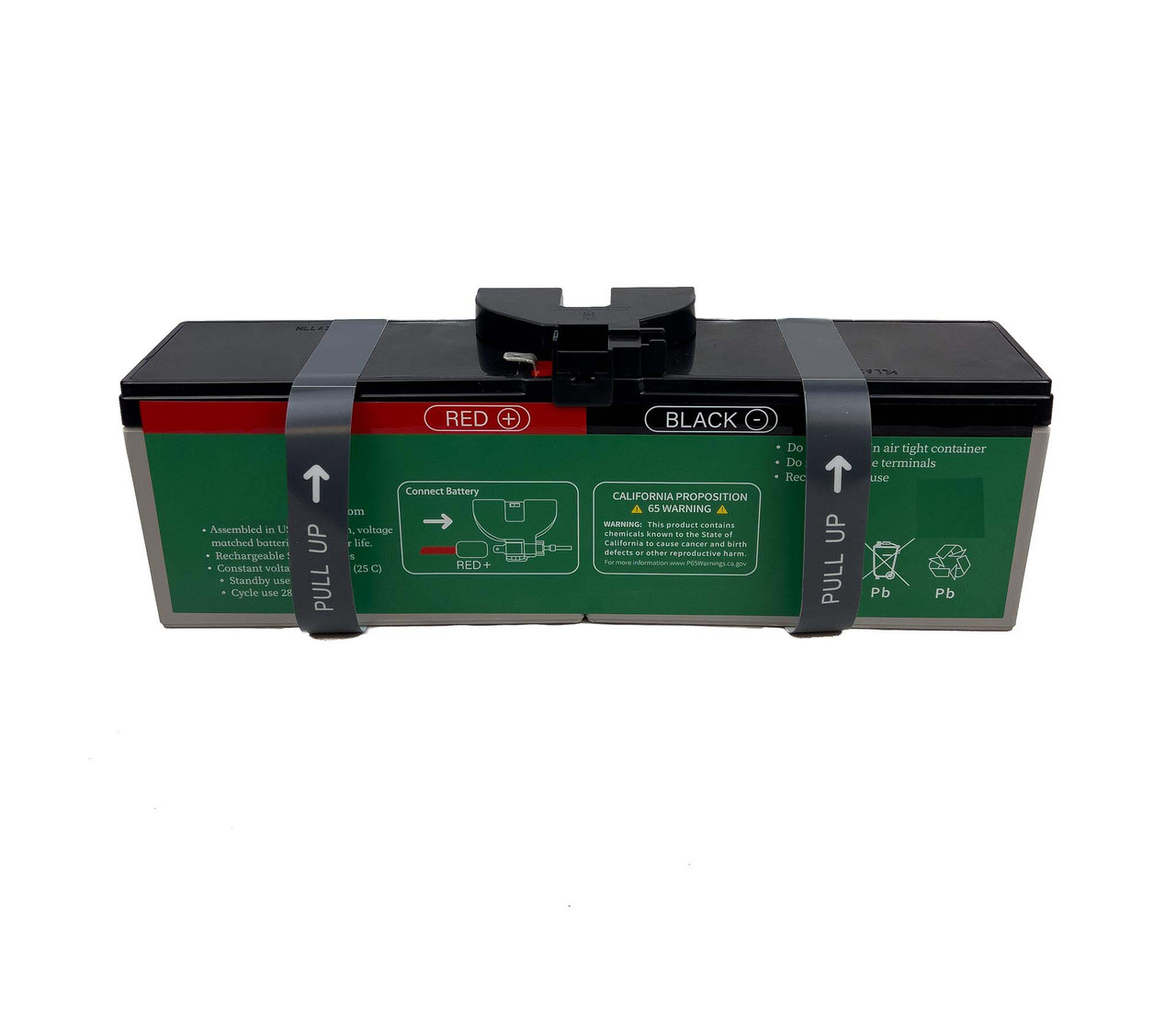 thumbnail image 2 of PowerWarehouse Replacement Battery APCRBC163 For APC BR1500MS, BR1600SI UPS 2 of 5