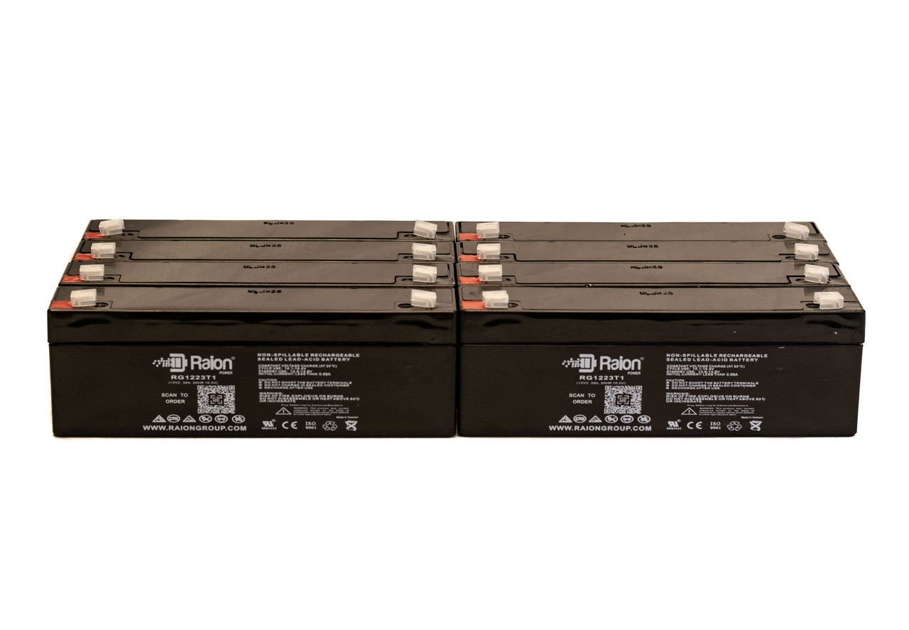 Raion Power 12V 2.3Ah RG1223T1 Compatible Replacement Battery for Hitachi HP2.2-12 - 8 Pack