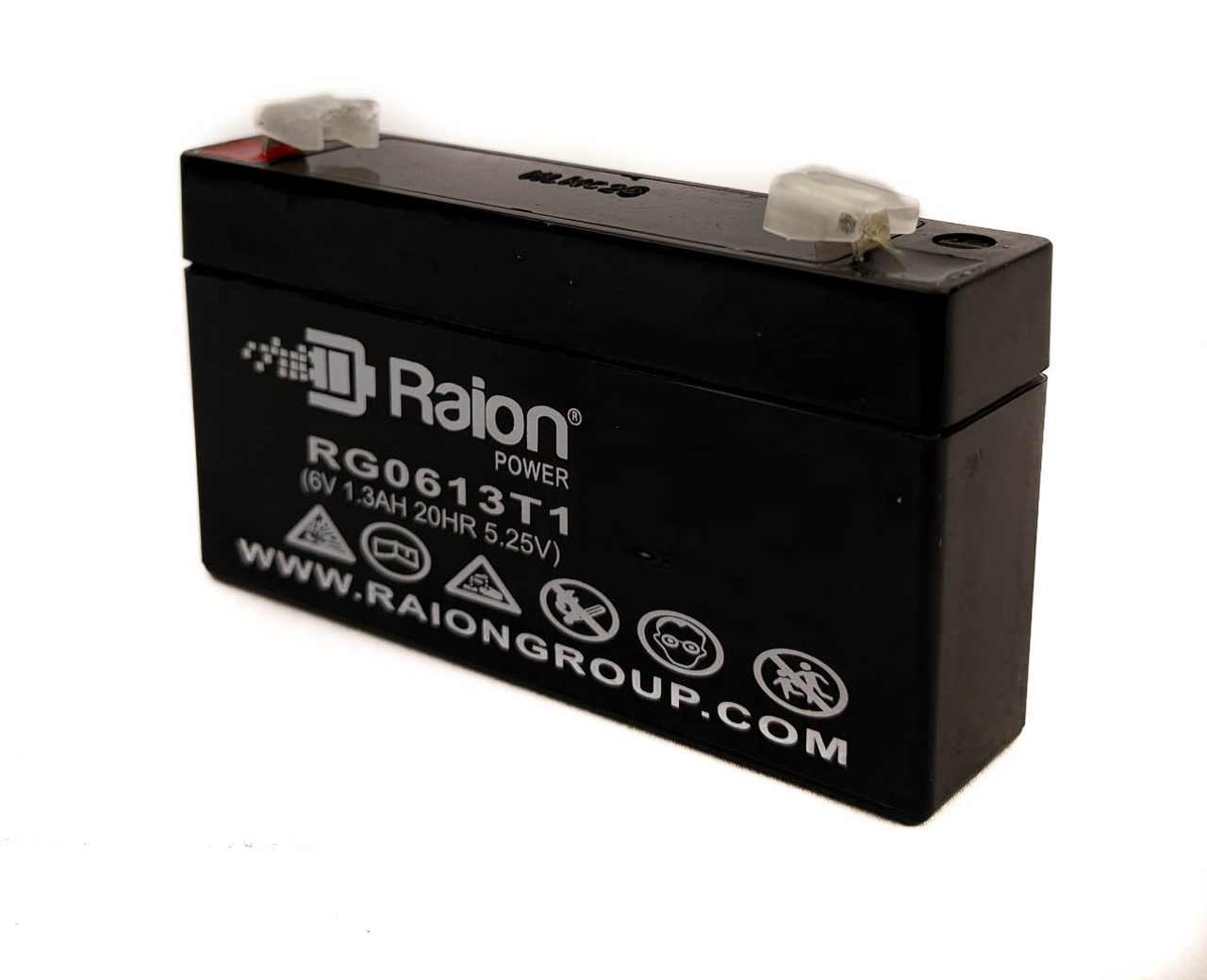Raion Power 6V 1.3Ah Non-Spillable Replacement Battery for Panasonic LC-R061R3PU