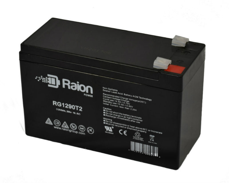 Leoch LPX12-9.0 12V 9Ah Replacement Battery (2 Pack)