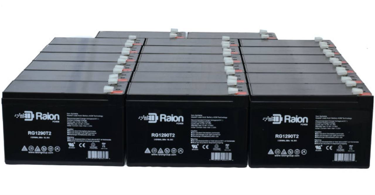 Raion Power Replacement 12V 9Ah Battery for Jupiter Batteries JB12-009F2 - 20 Pack