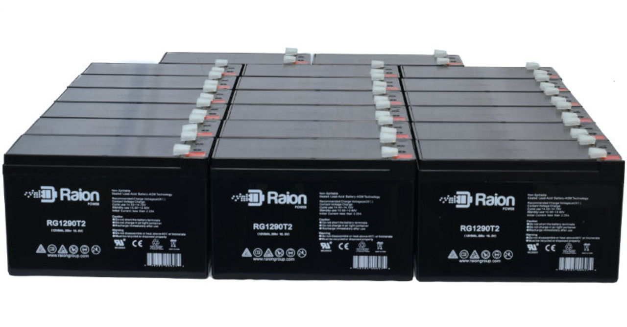 Raion Power Replacement 12V 9Ah Battery for TPE TPE1290H - 20 Pack