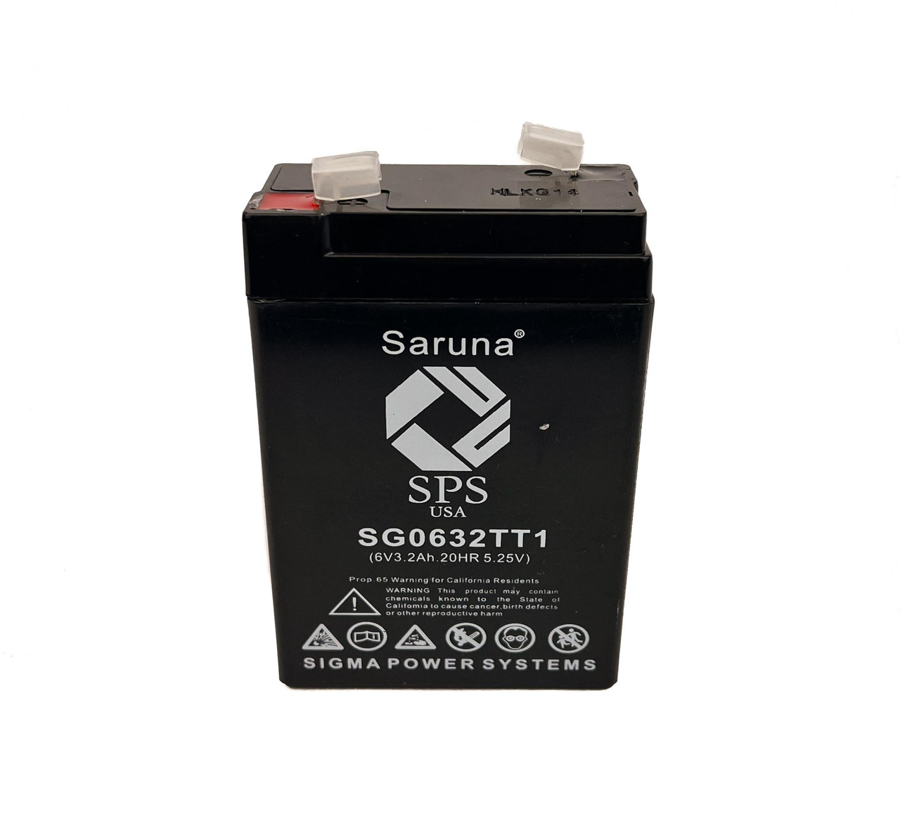Raion Power RG0632TT1 6V 3.2Ah Compatible Replacement Battery for Blossom BT3.8-6P