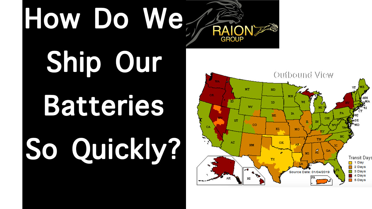 How Does Raion Group Get Your Batteries To You So Quickly?