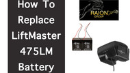 How To Replace The Batteries in A LiftMaster 475LM Evercharge Garage Door Battery Backup Unit