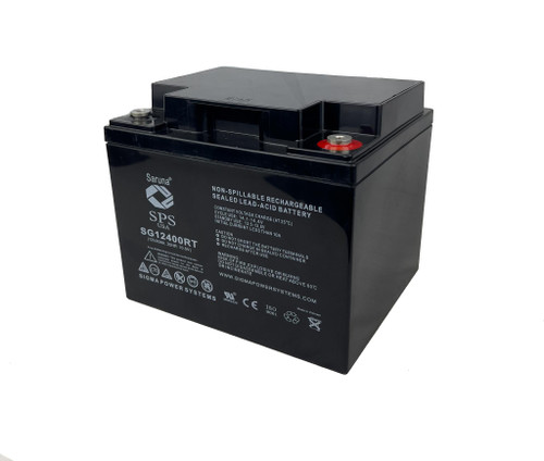 Raion Power Replacement 12V 40Ah Battery for Merits Health Products MP3CF - 1 Pack