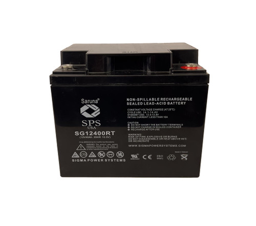 Raion Power RG12400RT 12V 40Ah Lead Acid Battery for Merits Health Products MP3U