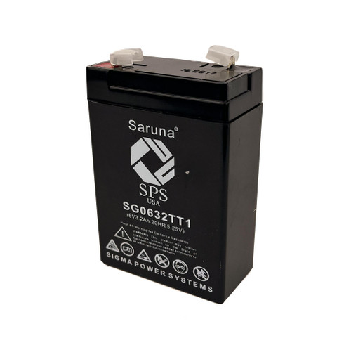 Raion Power 6V 3.2Ah Non-Spillable Replacement Rechargebale Battery for Abbott Laboratories 1000