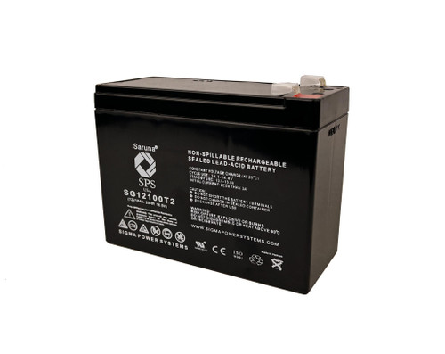 Raion Power 12V 10Ah Non-Spillable Replacement Rechargebale Battery for Hill-Rom 4144324