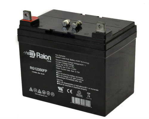 Raion Power Replacement 12V 35Ah Battery for Mansfield Intra Aortic Balloon Pump 1300M - 1 Pack