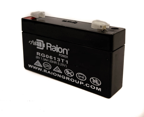 Raion Power 6V 1.3Ah Non-Spillable Replacement Battery for High-Lites 39-40